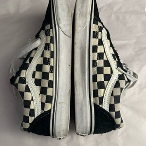 Vans Black and White Checkered Sneakers